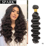Spark Brazilian Loose Deep Wave Hair Bundles Deal T1B/4/30 Ombre Hair Weave 100% Remy Human Hair Extension Can Buy 3/4 Bundles