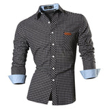 jeansian Spring Autumn Features Shirts Men Casual Jeans Shirt New Arrival Long Sleeve Casual Slim Fit Male Shirts 8615