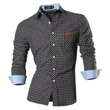jeansian Spring Autumn Features Shirts Men Casual Jeans Shirt New Arrival Long Sleeve Casual Slim Fit Male Shirts 8615