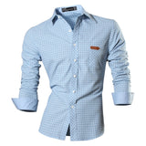 jeansian Spring Autumn Features Shirts Men Casual Jeans Shirt New Arrival Long Sleeve Casual Slim Fit Male Shirts 8615