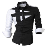 jeansian Spring Autumn Features Shirts Men Casual Jeans Shirt New Arrival Long Sleeve Casual Slim Fit Male Shirts 8615