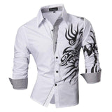jeansian Spring Autumn Features Shirts Men Casual Jeans Shirt New Arrival Long Sleeve Casual Slim Fit Male Shirts 8615