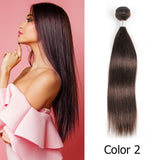 Bobbi Collection 1 Bundle Dark Brown 1B 27 Ombre Honey Blonde Indian Hair Weave Straight Human Hair Weft Remy Hair Extension