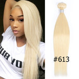 Bobbi Collection 1 Bundle Dark Brown 1B 27 Ombre Honey Blonde Indian Hair Weave Straight Human Hair Weft Remy Hair Extension
