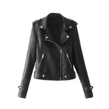 Flare Collar Leather Jackets