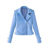 Flare Collar Leather Jackets