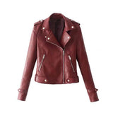 Flare Collar Leather Jackets