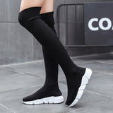Woman Boots Long Tube Socks Shoes 2020 New Female Fashion Flat Shoes for Women Basket Winter Boots Female Shoes Women Sneakers