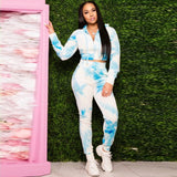 Two Piece Set Women Tracksuit Hooded Sportswear Joggers Sportsuit Sweatsuit Female Jacket Suit Sweatshirt Sweatpants 2 Pcs Pc