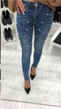 Women's Blue Jeans Pants
