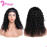 Headband Wig Human Hair Brazilian Body Wave human Hair Wig Full Machine Made Wig For Black Women Wavy Human Hair Wigs