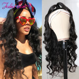 Malaysian Headband Wig Human Hair Body Wave Ali Julia Remy Virgin Hair Headband Scarf Wig Glueless Human Hair Wigs with Headband