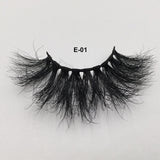 RED SIREN 1 Pair 25 mm Mink Eyelashes Fluffy Lashes Dramatic Messy Long False Eyelashes Makeup Wholesale 25mm 3d Mink Lashes