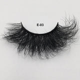 RED SIREN 1 Pair 25 mm Mink Eyelashes Fluffy Lashes Dramatic Messy Long False Eyelashes Makeup Wholesale 25mm 3d Mink Lashes