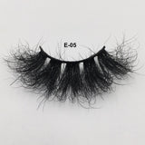 RED SIREN 1 Pair 25 mm Mink Eyelashes Fluffy Lashes Dramatic Messy Long False Eyelashes Makeup Wholesale 25mm 3d Mink Lashes