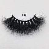 RED SIREN 1 Pair 25 mm Mink Eyelashes Fluffy Lashes Dramatic Messy Long False Eyelashes Makeup Wholesale 25mm 3d Mink Lashes