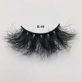RED SIREN 1 Pair 25 mm Mink Eyelashes Fluffy Lashes Dramatic Messy Long False Eyelashes Makeup Wholesale 25mm 3d Mink Lashes