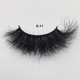 RED SIREN 1 Pair 25 mm Mink Eyelashes Fluffy Lashes Dramatic Messy Long False Eyelashes Makeup Wholesale 25mm 3d Mink Lashes
