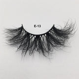 RED SIREN 1 Pair 25 mm Mink Eyelashes Fluffy Lashes Dramatic Messy Long False Eyelashes Makeup Wholesale 25mm 3d Mink Lashes
