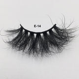 RED SIREN 1 Pair 25 mm Mink Eyelashes Fluffy Lashes Dramatic Messy Long False Eyelashes Makeup Wholesale 25mm 3d Mink Lashes
