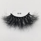 RED SIREN 1 Pair 25 mm Mink Eyelashes Fluffy Lashes Dramatic Messy Long False Eyelashes Makeup Wholesale 25mm 3d Mink Lashes
