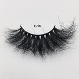 RED SIREN 1 Pair 25 mm Mink Eyelashes Fluffy Lashes Dramatic Messy Long False Eyelashes Makeup Wholesale 25mm 3d Mink Lashes
