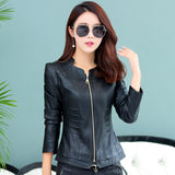 Swyivy Genuine Leather Jackets Women Short Leather Coats New 2020 Autumn Slim Design Jackets Coats for Women Black Leather Coat