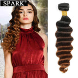 Spark Brazilian Loose Deep Wave Hair Bundles Deal T1B/4/30 Ombre Hair Weave 100% Remy Human Hair Extension Can Buy 3/4 Bundles