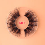 THINKSHOW Fluffy 25mm Lashes Natural 8D Mink Eyelashes Dramatic Long Lashes 25mm Full Volume False Eyelash Reusable Lashes