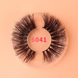 THINKSHOW Fluffy 25mm Lashes Natural 8D Mink Eyelashes Dramatic Long Lashes 25mm Full Volume False Eyelash Reusable Lashes