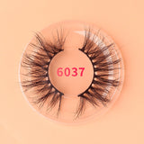 THINKSHOW Fluffy 25mm Lashes Natural 8D Mink Eyelashes Dramatic Long Lashes 25mm Full Volume False Eyelash Reusable Lashes