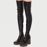 Heeled Platform Boots