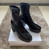 Heeled Platform Boots