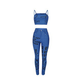 TWO PIECE SET Women Sexy Matching Night Club Suit Crop Top 2 Piece Set Cute Outfits Birthday Festival Clothing Plus Size Summer